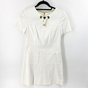 ✅ Boden Cream Ottoman Dress WW030 SIZE 6